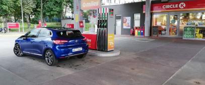 #Renault #Clio #tankowanie #CircleK, zdjęcie 2