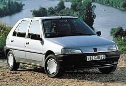 Peugeot 106 I 1.4 75KM 55kW 1991-1996
