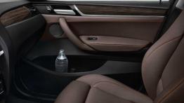 BMW X3 F25 Facelifting (2014) - widok ogólny wnętrza z przodu