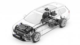 Volkswagen Passat B8 Variant (2015) - schemat konstrukcyjny auta
