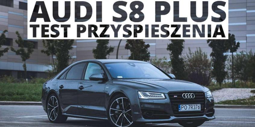 Audi S8 Plus 4.0 V8 605 KM (AT) - przyspieszenie 0-100 km/h