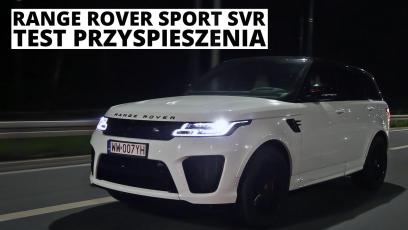 Land Rover Range Rover Sport SVR 5.0L Supercharged Benzyna 575 (AT) - przyspieszenie 0-100 km/h