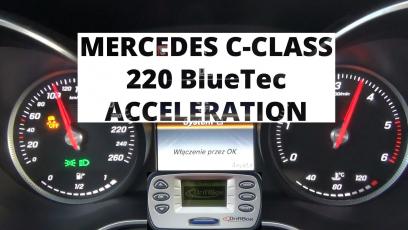 Mercedes-Benz C-Class 220 BlueTEC 170 KM - acceleration 0-100 km/h