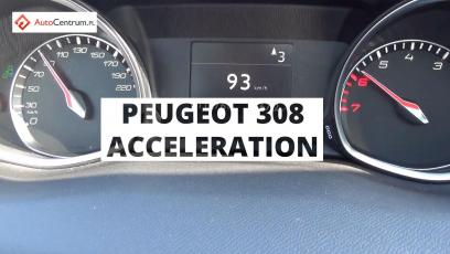 Peugeot 308 1.6 155 PS - acceleration 0-100 km/h