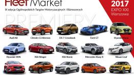 Samochody dla biznesu - osobowe, użytkowe i z napędami alternatywnymi na targach Fleet Market 2017