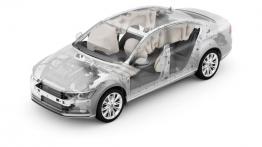 Volkswagen Passat B8 sedan (2015) - schemat działania poduszek powietrznych