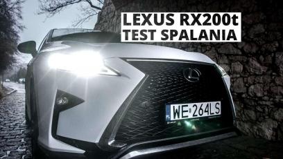 Lexus RX 200t 238 KM (AT) - pomiar spalania 