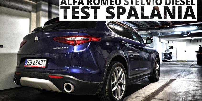 Alfa Romeo Stelvio Q4 2.2 Diesel 210 KM (AT) - pomiar zużycia paliwa