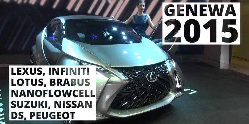 Genewa 2015 - Lexus, Infiniti, Peugeot, Nissan, DS, Suzuki, Lotus, Brabus, NanoFlowcell 