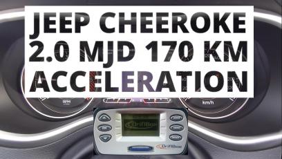 Jeep Cherokee 2.0 MJD 170 KM (AT) - przyspieszenie 0-100 km/h 