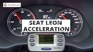 Seat Leon 1,6 TDI 105 PS - acceleration 0-100 km/h