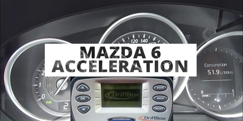 Mazda 6 Kombi 2.0 165 KM - acceleration 0-100 km/h