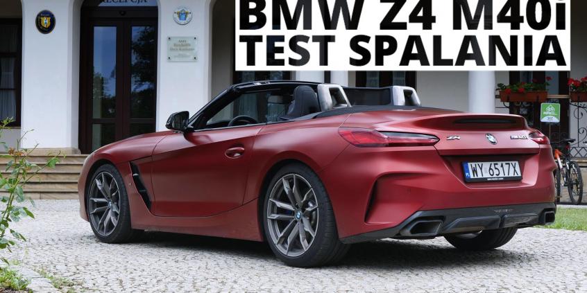BMW Z4 M40i 3.0 340 KM (AT) - pomiar zużycia paliwa