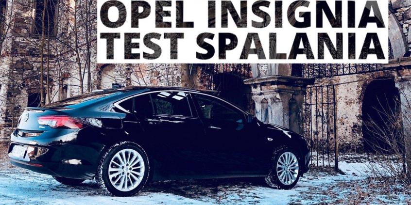 Opel Insignia 1.5 Ecotec Turbo 165 KM (MT) - pomiar zużycia paliwa
