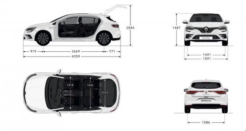 Renault Megane IV Hatchback 5d Facelifting Dane Techniczne