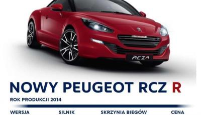 Peugeot RCZ R - najmocniejsza wersja już w Polsce