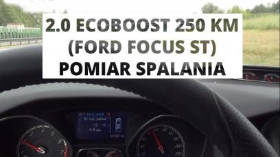 Ford Focus ST 2.0 EcoBoost 250 KM - pomiar spalania
