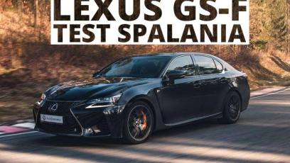 Lexus GS F 5.0 V8 477 KM (AT) - pomiar spalania 