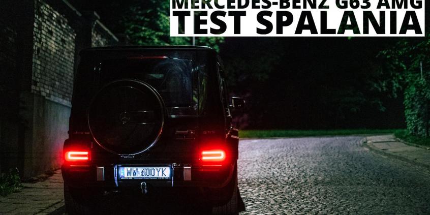 Mercedes-Benz G63 AMG 4.0 V8 585 KM (AT) - pomiar zużycia paliwa