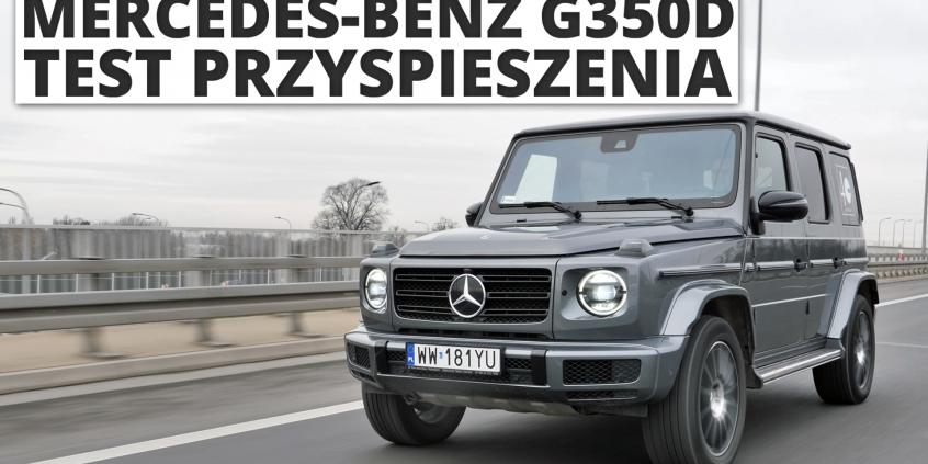 Mercedes-Benz G350D 2.9 286 KM (AT) - przyspieszenie 0-100 km/h