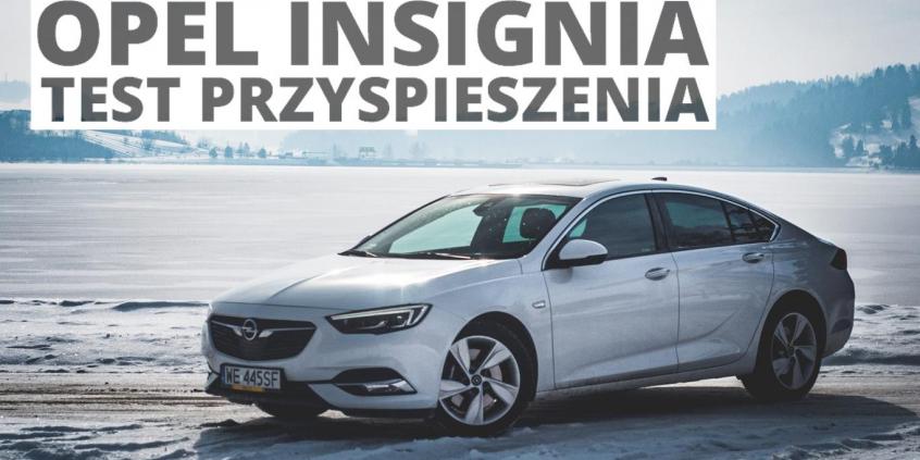 Opel Insignia 2.0 Turbo 260 KM (AT) - przyspieszenie 0-100 km/h