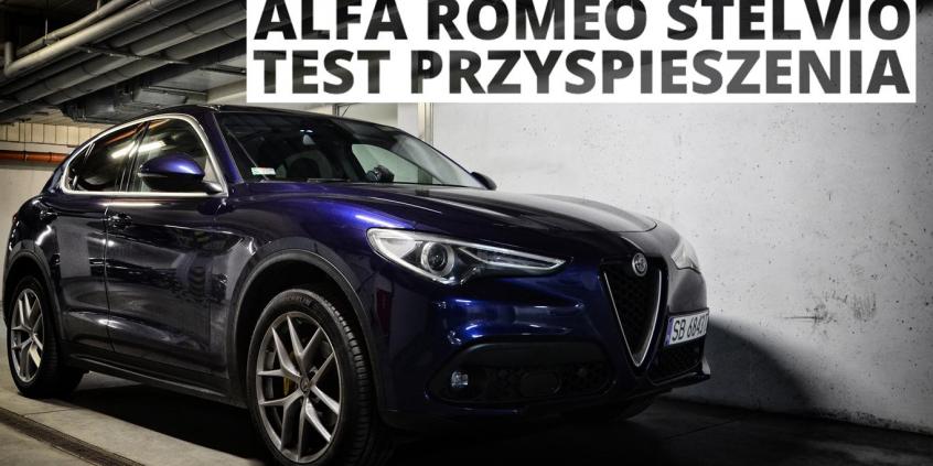 Alfa Romeo Stelvio Q4 2.2 Diesel 210 KM (AT) - przyspieszenie 0-100 km/h