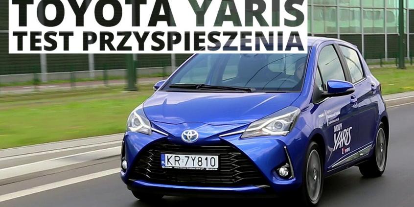 Toyota Yaris 1.5 Hybrid 100 KM (AT) - przyspieszenie 0-100 km/h