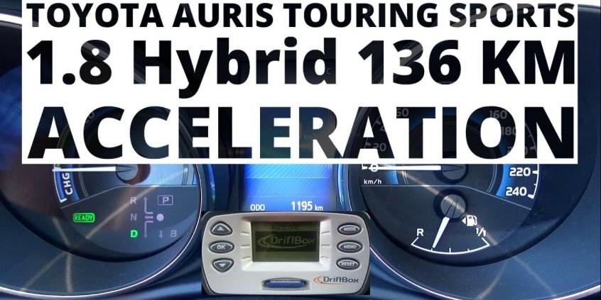 Toyota Auris Touring Sports 1.8 Hybrid 136 KM (AT) - przyspieszenie 0-100 km/h