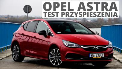 Opel Astra 1.6 Turbo 200 KM (MT) - przyspieszenie 0-100 km/h