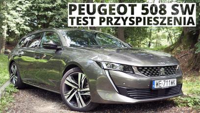 Peugeot 508 SW II 2.0 BlueHDI 180 KM (AT) - przyspieszenie 0-100 km/h