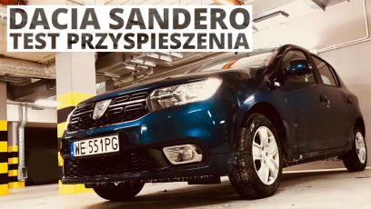 Dacia Sandero 1.0 SCe 73 KM (MT) - przyspieszenie 0-100 km/h
