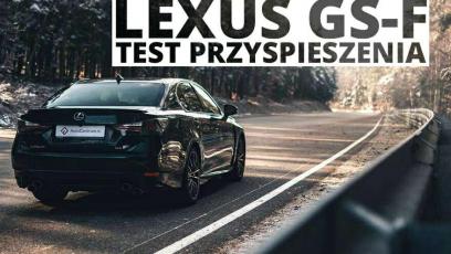 Lexus GS F 5.0 V8 477 KM (AT) - przyspieszenie 0-100 km/h 