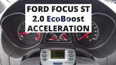 Ford Focus ST 2.0 EcoBoost 250 KM - przyspieszenie 0-100 km/h