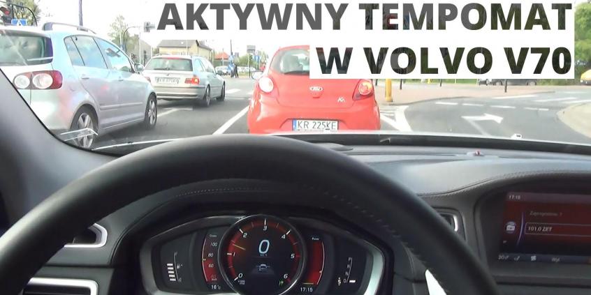 Volvo V70 - działanie aktywnego tempomatu