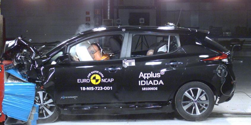 Nissan Leaf z pięcioma gwiazdkami w bardziej rygorystycznym teście Euro NCAP