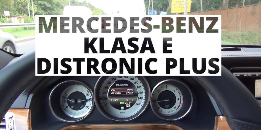 Mercedes-Benz Klasa E - działanie systemu Distronic Plus