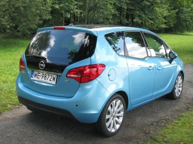 Opel Meriva II Mikrovan - Zużycie paliwa