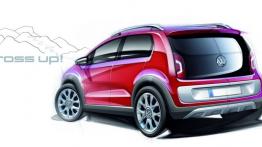 Volkswagen cross up! Concept - szkic auta