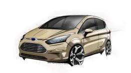 Ford B-MAX Concept - szkic auta