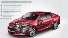 Chevrolet Malibu Facelifting (2014) - schemat konstrukcyjny auta