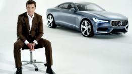 Volvo Concept Coupe (2013) - przód - reflektory włączone