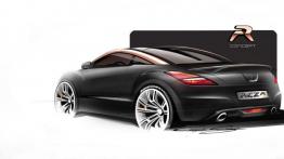 Peugeot RCZ R Concept - szkic auta