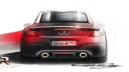 Peugeot RCZ R Concept - szkic auta