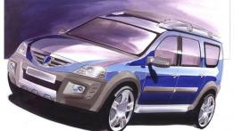 Dacia Logan Steppe - szkic auta