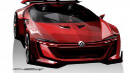 Volkswagen GTI Roadster Concept (2014) - szkic auta