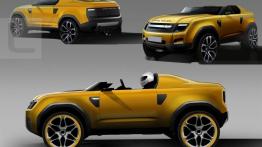 Land Rover DC100 Sport Concept - szkic auta