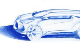 Citroen DS3 Hatchback 3D - szkic auta