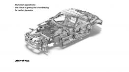 Mercedes SLS AMG Roadster 2012 - schemat konstrukcyjny auta