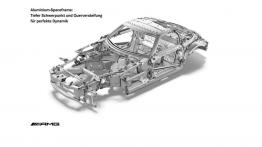 Mercedes SLS AMG Roadster 2012 - schemat konstrukcyjny auta