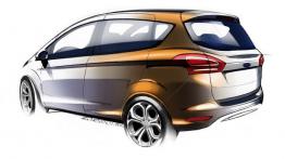 Ford B-MAX Concept - szkic auta